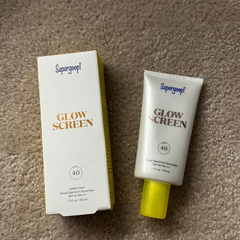 NEW Supergoop Glow Screen 50m l